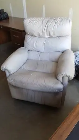 FREE TODAY- Leather Reclining Chair