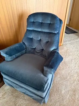 Matching PAIR of Swivel Rocking Chairs