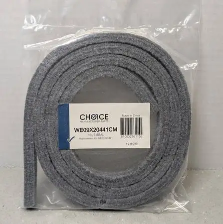 dryer felt seal for front drum