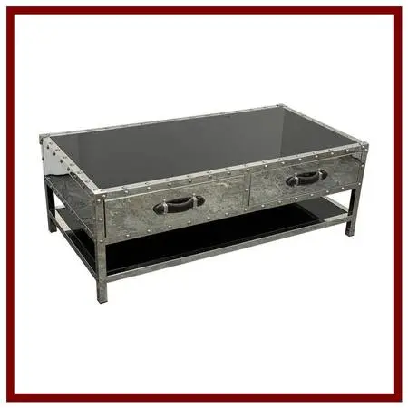 Z Gallerie Flight Trunk Coffee Table