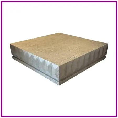 Restoration Hardware Geometric Faceted Coffee Table