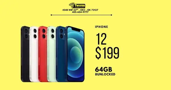 iPhone 12 64GB Unlocked - Like New - $50 Down Takes It Home
