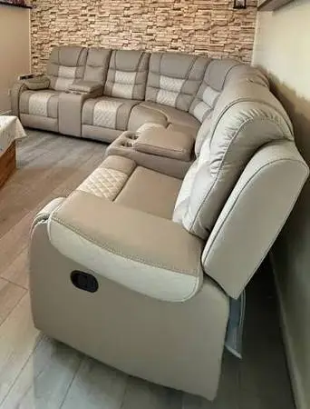Sectional With 2 Manual Recliners