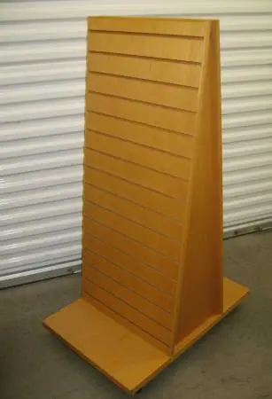 CGW Double Sided ROLLING Display Unit on Wheels, Nice!