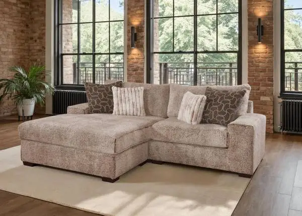 Reversible Oversized L Shaped Sectional