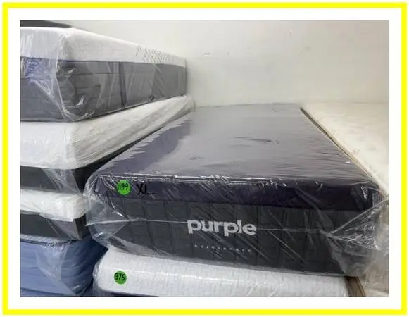 TWIN XL PURPLE REJUVENATE MATTRESS & BOX SPRING BED SET