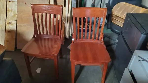 Solid Wood chairs good condition