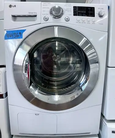 LG  DLEC855W  Compact Electric Condensing Dryer  24 Inch Stackable