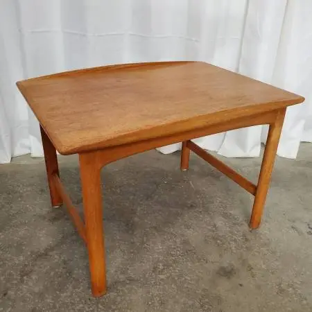 Vintage DUX Scandi-Modern Frisco Teak Accent Table by Folke Ohlsson