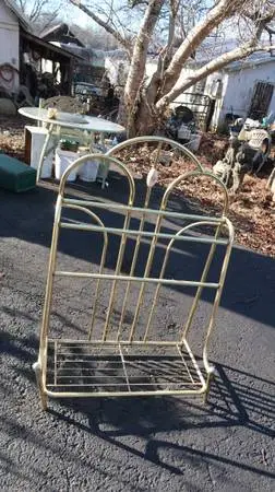 BRASS BLANKET/QUILT RACK