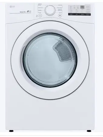 LG Electric Front Load White Dryer, NEW!