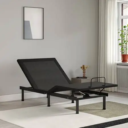 NEW EGOHOME Full Size Adjustable Bed Frame Grey Open Box