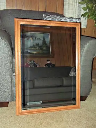 Beveled Glass Wall Mirror