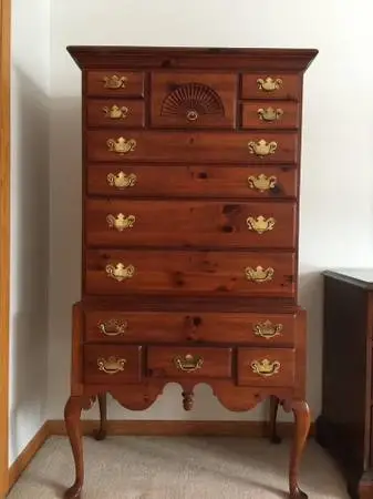 Highboy Chest - Traditional Style with 13 drawer