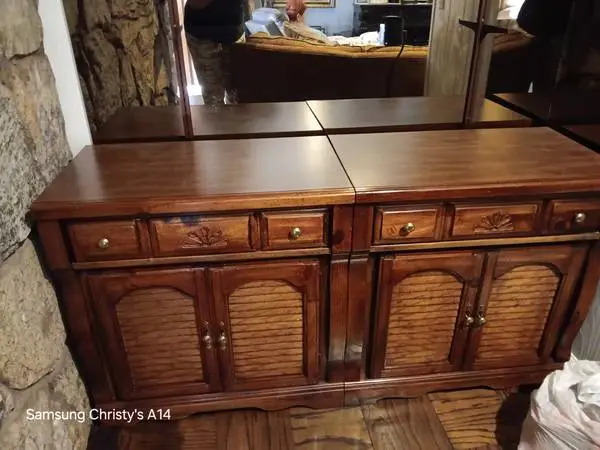 Brown Wooden Side Tables/Night Stands