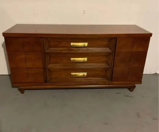 Mid century modern Vanity/ dresser/ media center.