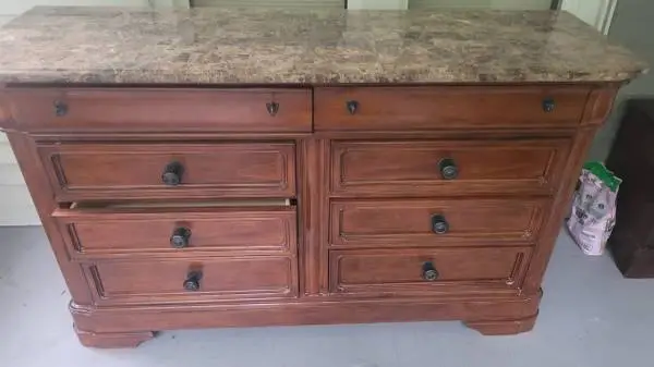 Very Large Granite Top Dresser