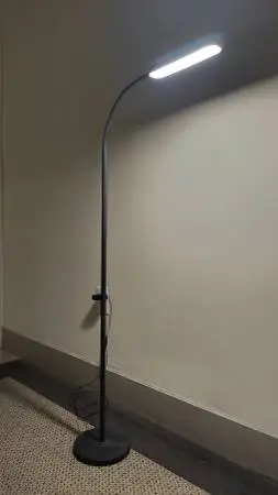 Lumens modern foot lamp / light fixture LED bulb flexible light