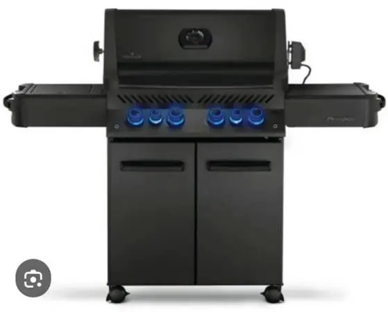 Price Reduction - Napoleon gas grill bbq cast iron ir infrared side burner; Pres