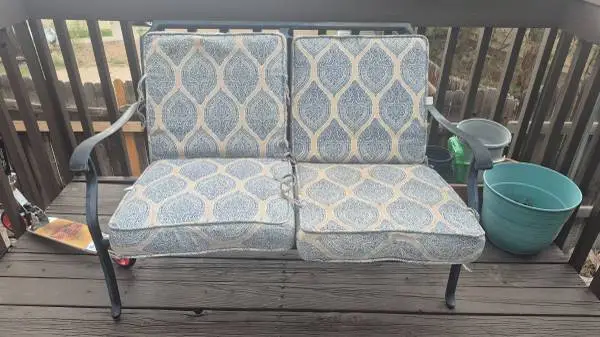 Sturdy Metal Outdoor/Garden Bench