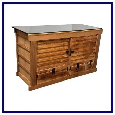 Japenese Marble Top Tansu
