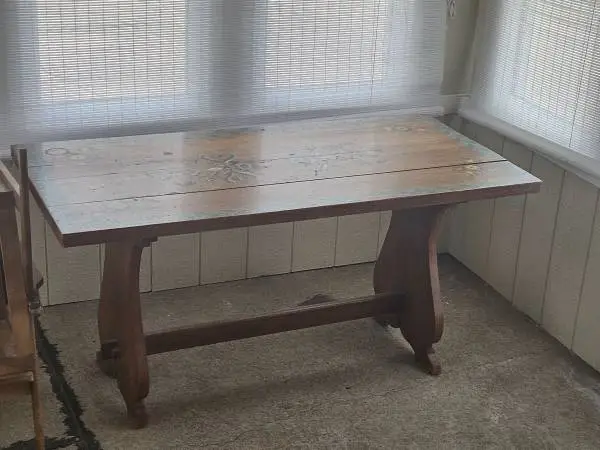 Wood table
