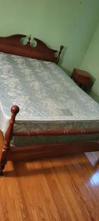 Vintage Double bed frame and dresser