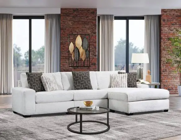 Reversible Oversized L Shaped Sectional