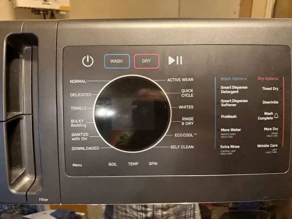 Washer and dryer