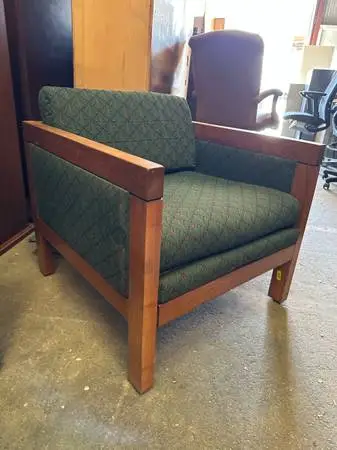Green Office Arm Chair