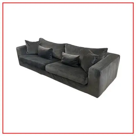 Limn Italia Charcoal Gray Sofa