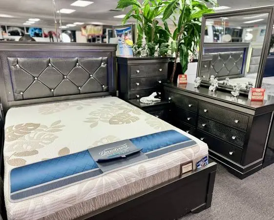 King LED Bedroom Set Available