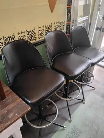 3 vintage stools for $30.