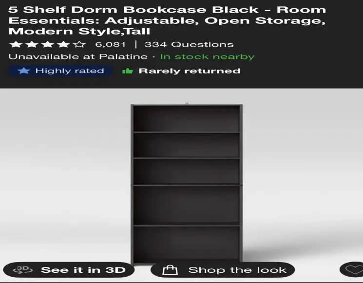 4 5-shelf bookcases