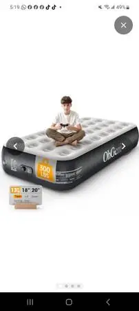 Twin air mattress