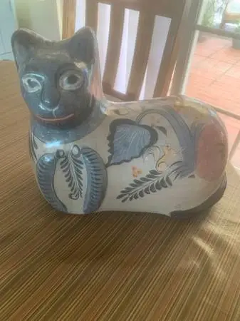 Tonala Mexican Pottery Cat