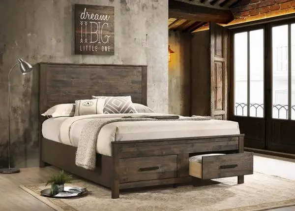 ~Wood Queen Bed~So Many Queen Beds with Storage Drawers To Choose~
