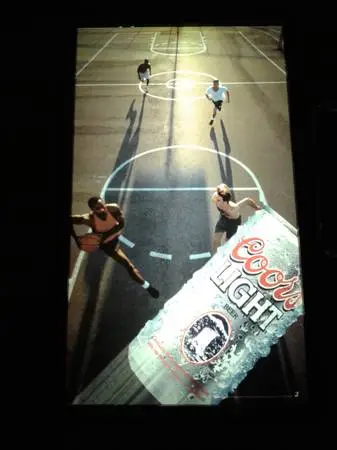 coors light basketball lighted sign