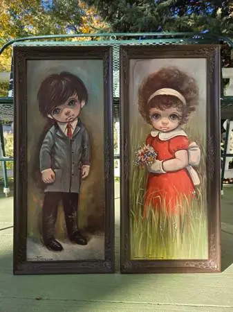 Mid Century Big Eyes Prints by Ozz Franka