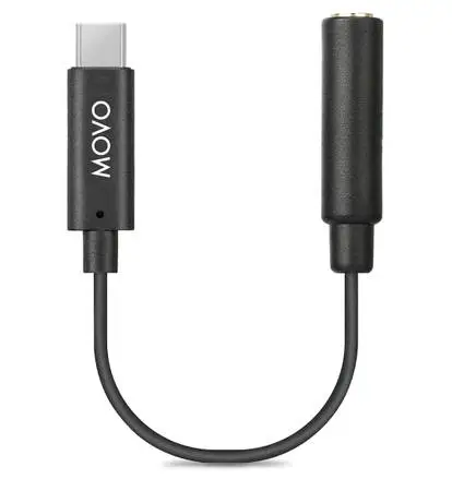 Movo UCMA-2 3.5mm to USB-C Audio Jack Adapter