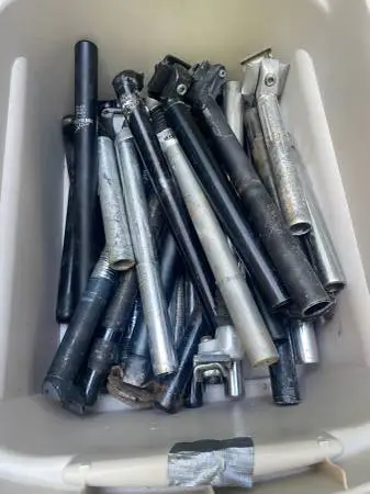 SEAT POSTS AND CLAMPS LOTS OF DIFFERENT STYLES AND SIZES