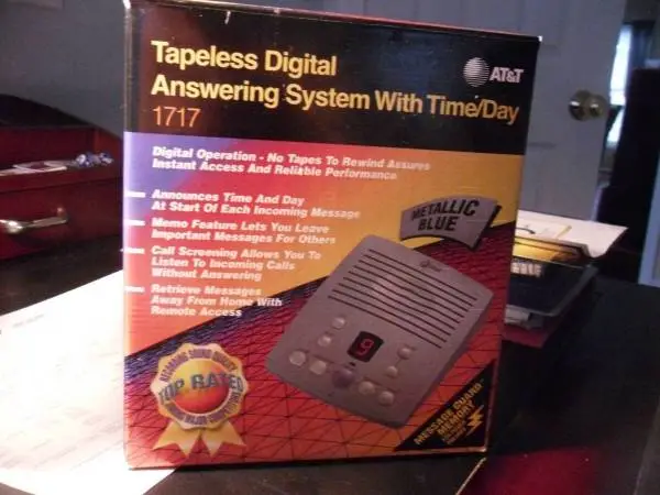 Phone Answering System, AT&T, LANDLINE