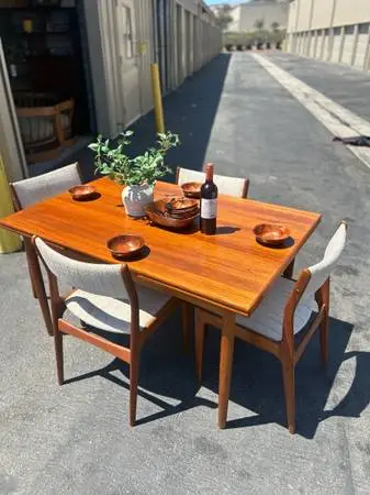 Mid Century Danish Teak Dining Set