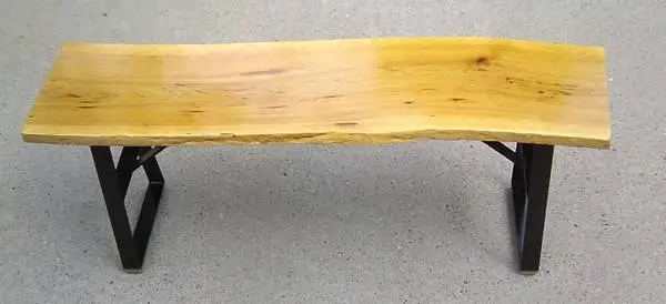 Live edge Cherry bench