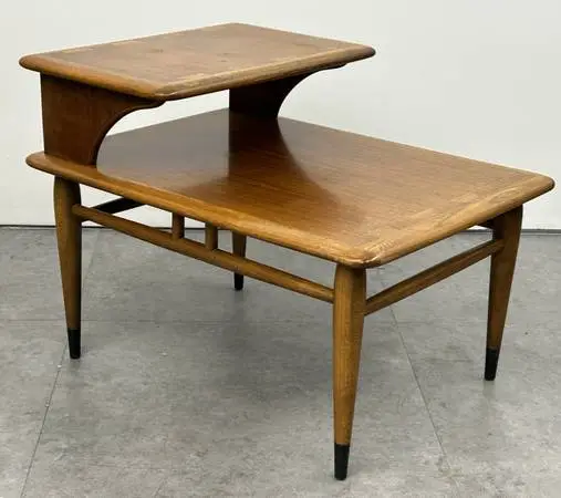 Mid Century Lane Acclaim End Table 2 Tiered Side Table