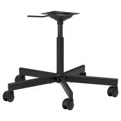 IKEA / SPORREN Black Swivel Rolling Chair FRAME
