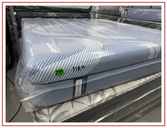 King Size Sealy Posturepedic Pro Hybrid Mattress & Boxes Bed Set