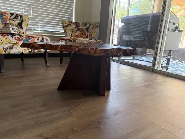 Australian eucalyptus burr table