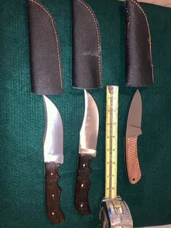 Two D2 Steel knives