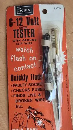 Sears 4170 Auto  110-120 volt circuit or test light